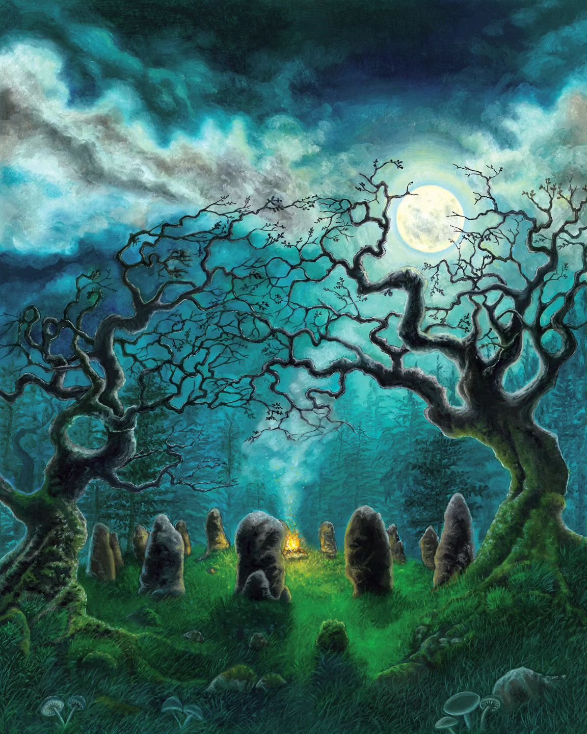Samhain blessings! A bright burning fire beckons; gaze into the flames, dance in the shifting light. Soft footsteps barely heard move along the wet cold grass; a cloaked rider upon a white mare brings blessings to those who have honor, seek truth and