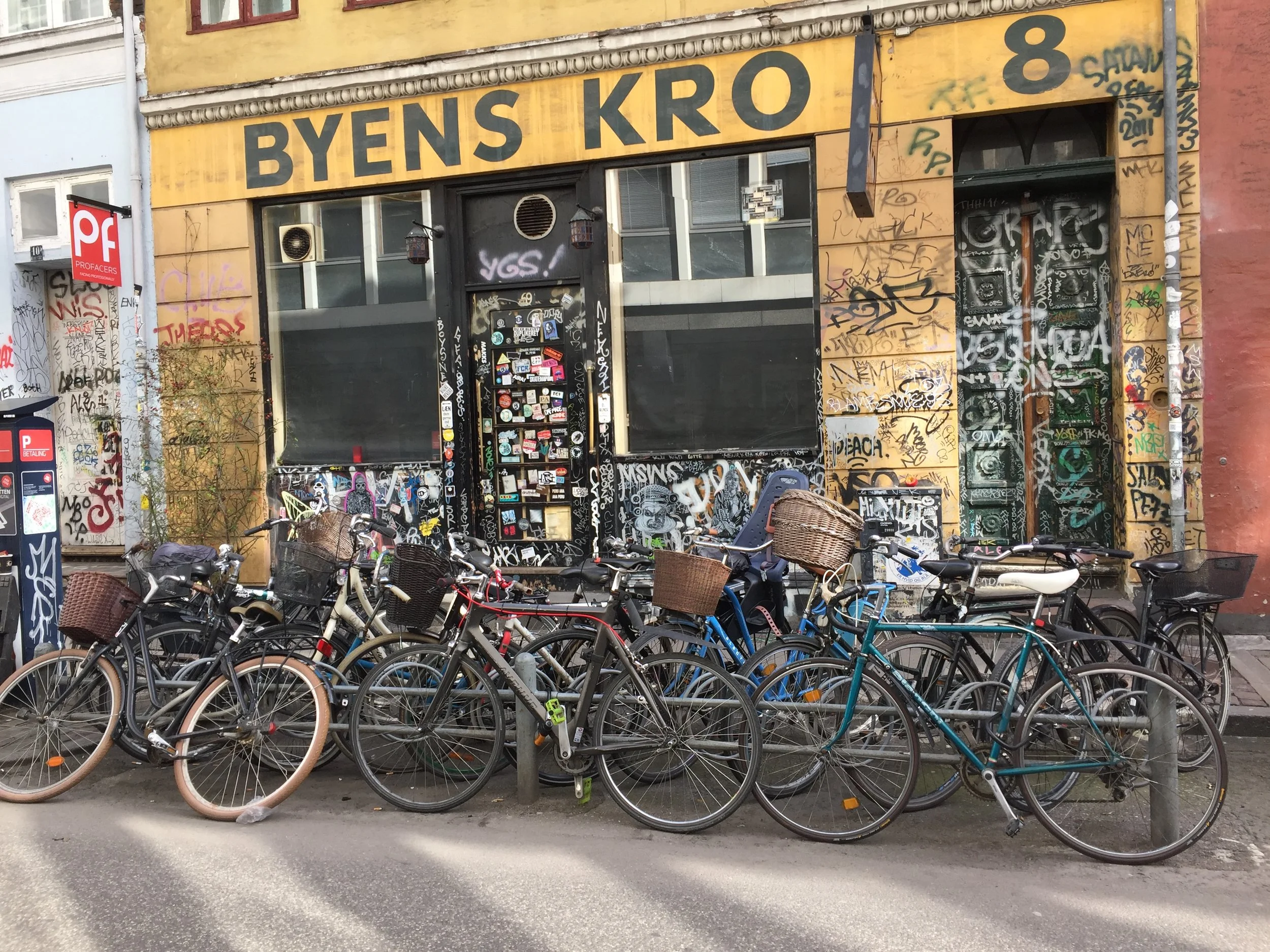 Watch out for bikes!