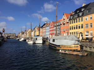 Nyhavn, a 17th-century waterfront, canal.