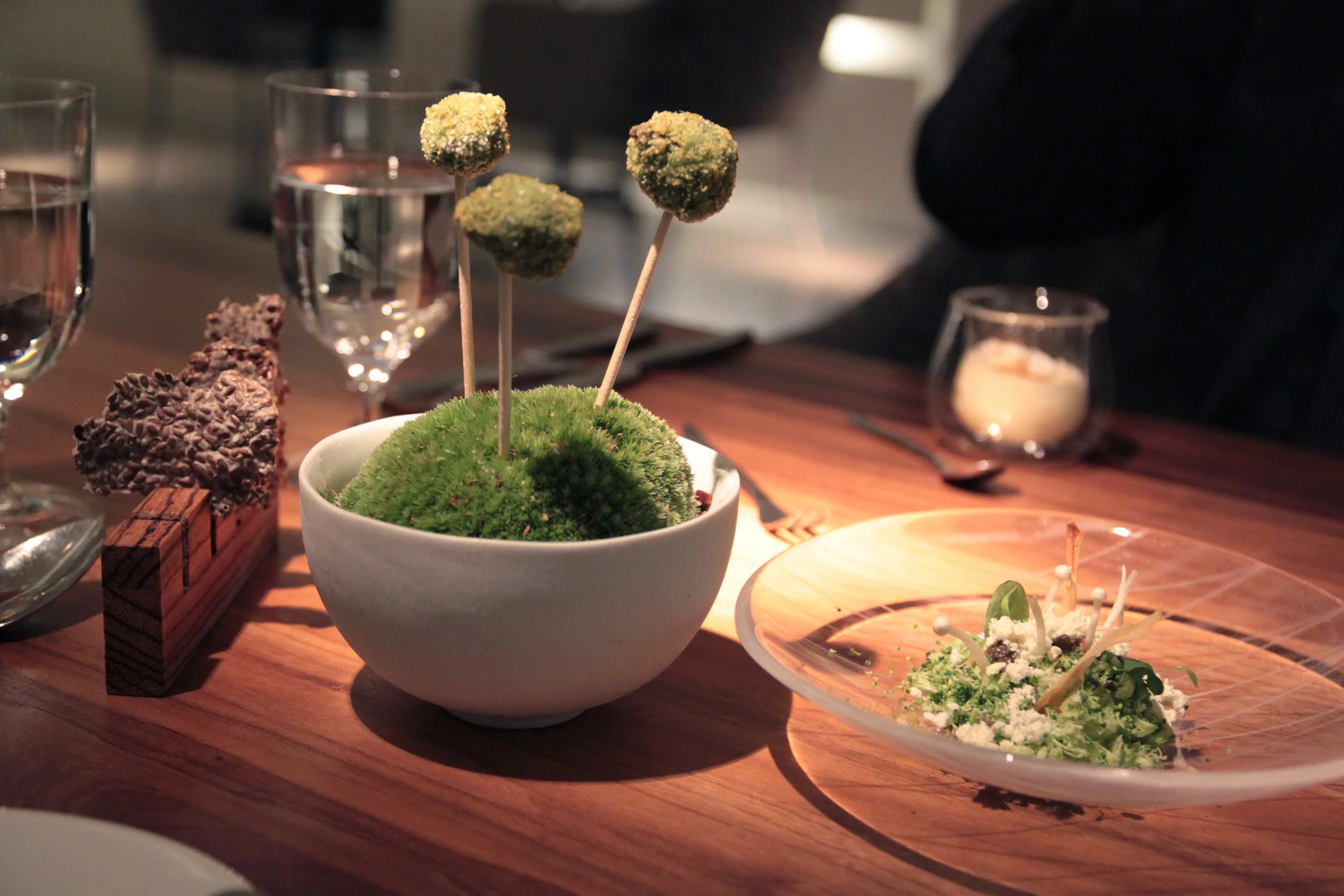 Dinner at Bloom in the Park, with Axel and his wife. Google this restaurant.! What an experience: a five course mystery meal. The first female head chef in Sweden with a Michelin star.