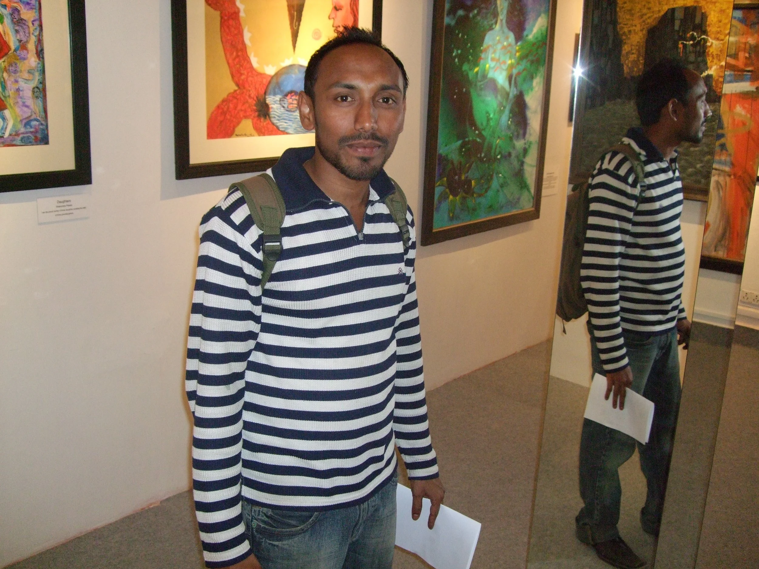 Raj Mohanty one of the participating artist.JPG