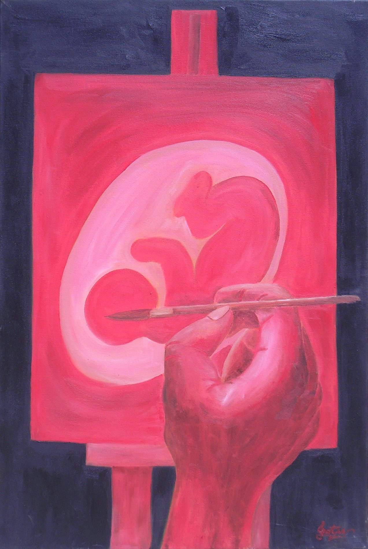 God's Masterpiece - Ilaisa Latu, 36x24 inch, Oil on Canvas.JPG