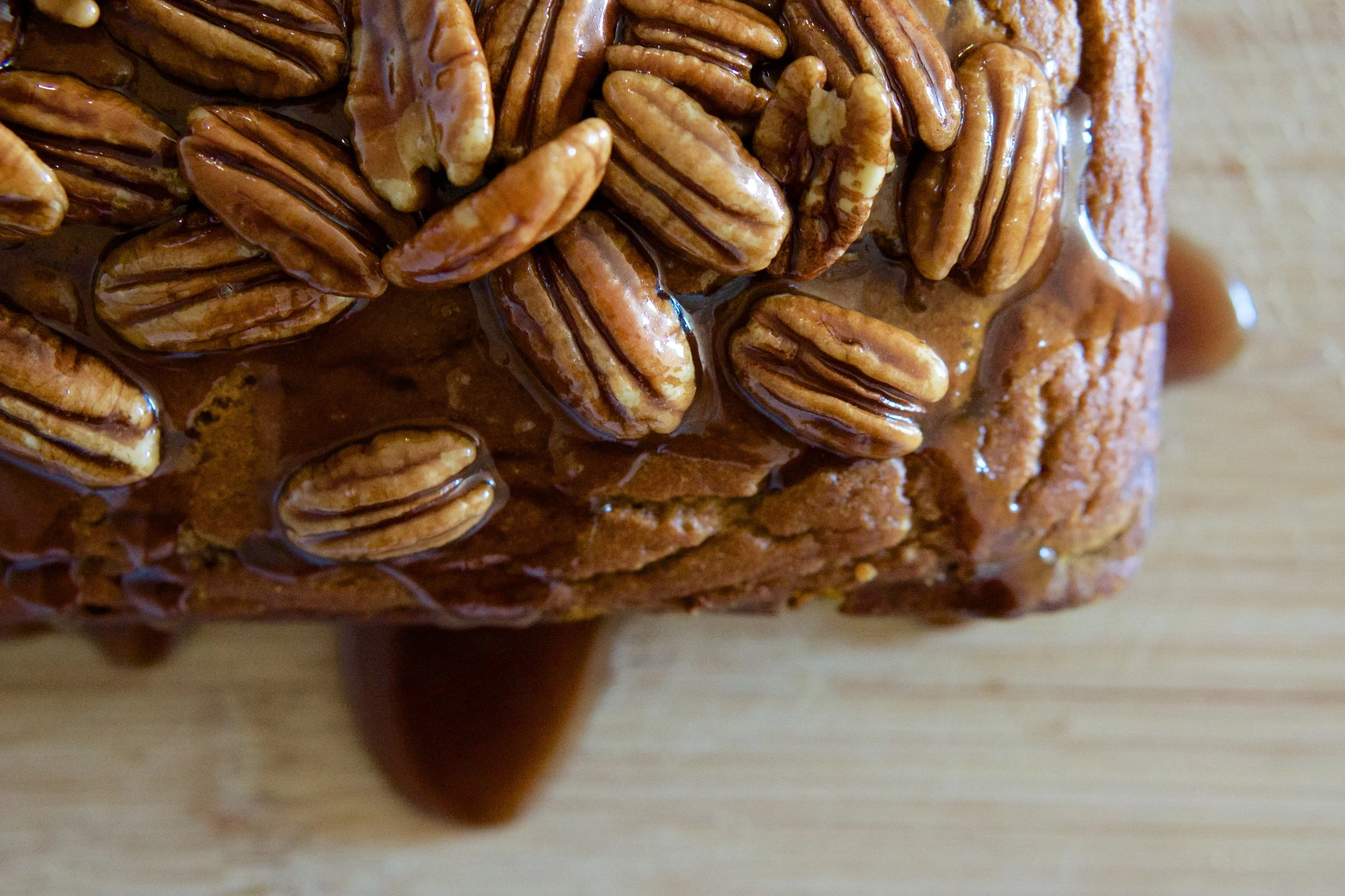 Gluten-Free Pumpkin Bread with Brown Sugar-Pecan Glaze