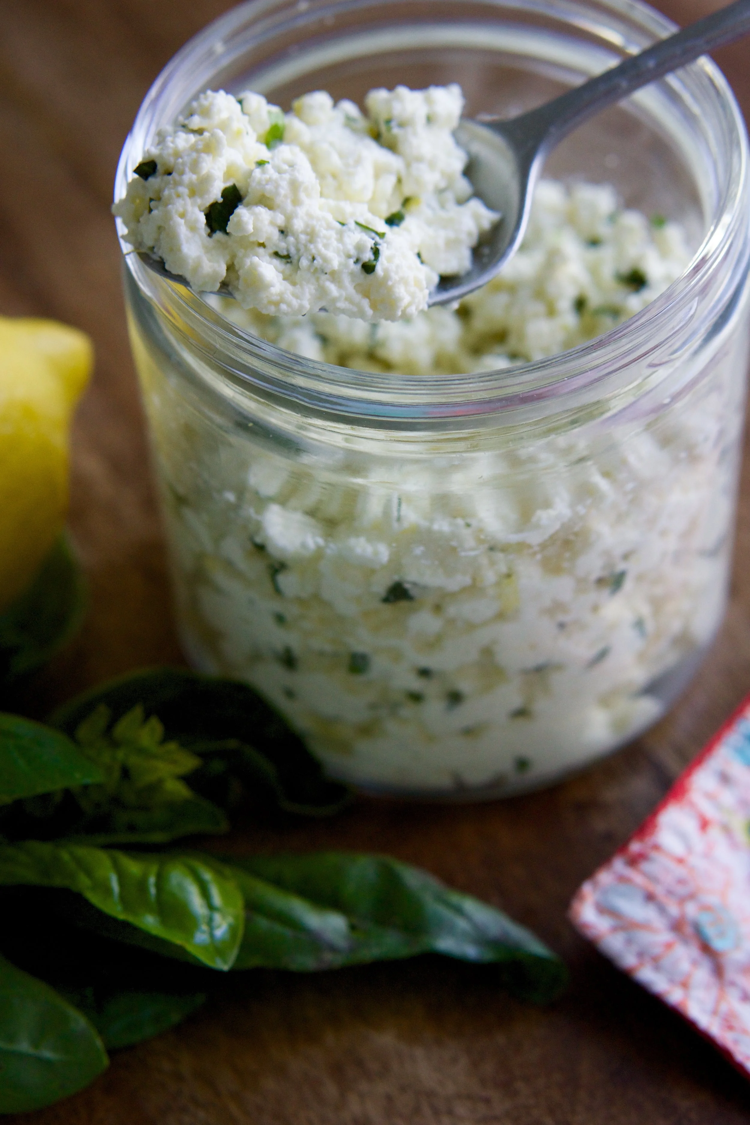 Lemon Basil Ricotta