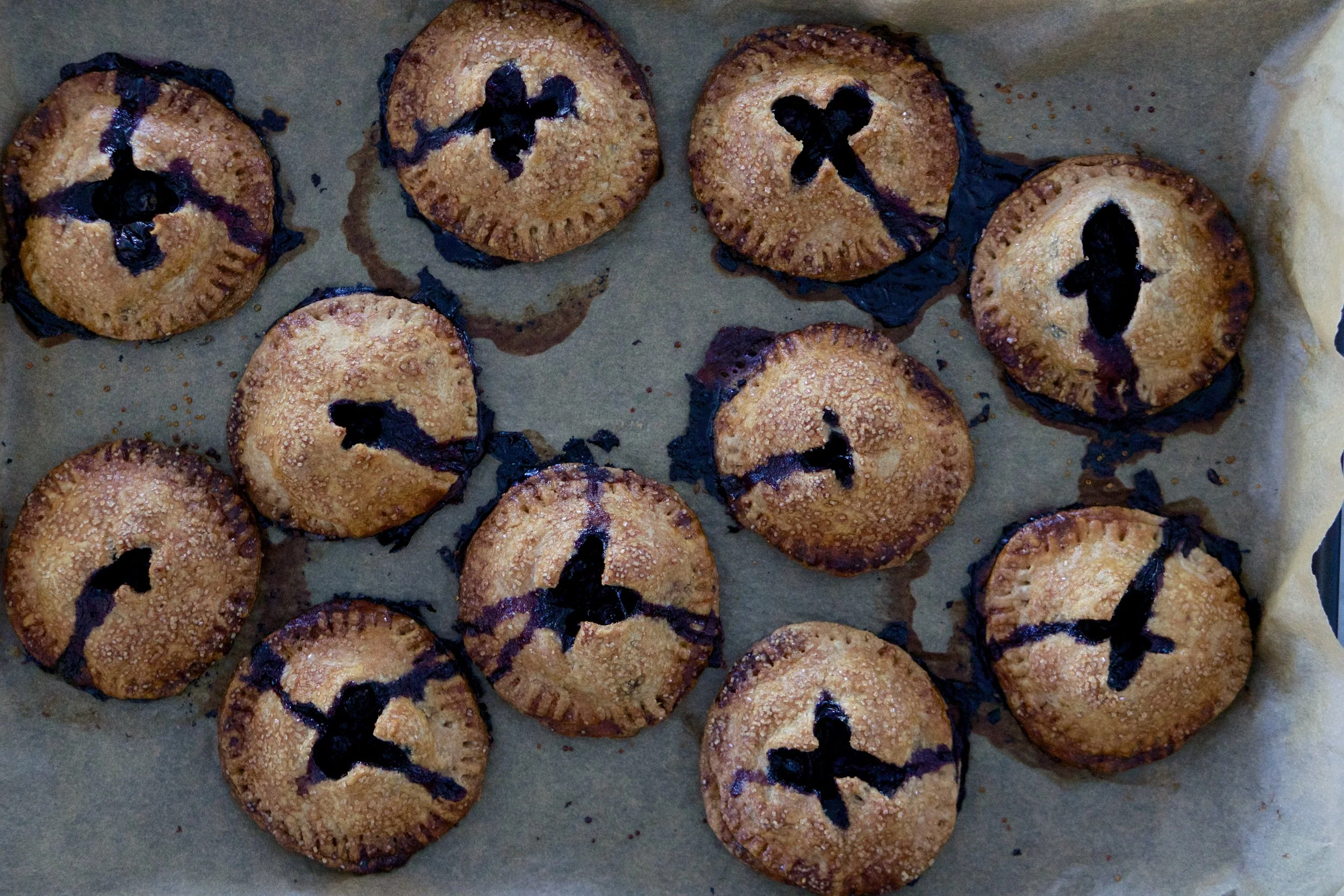 Whole Wheat Blueberry Hand Pies