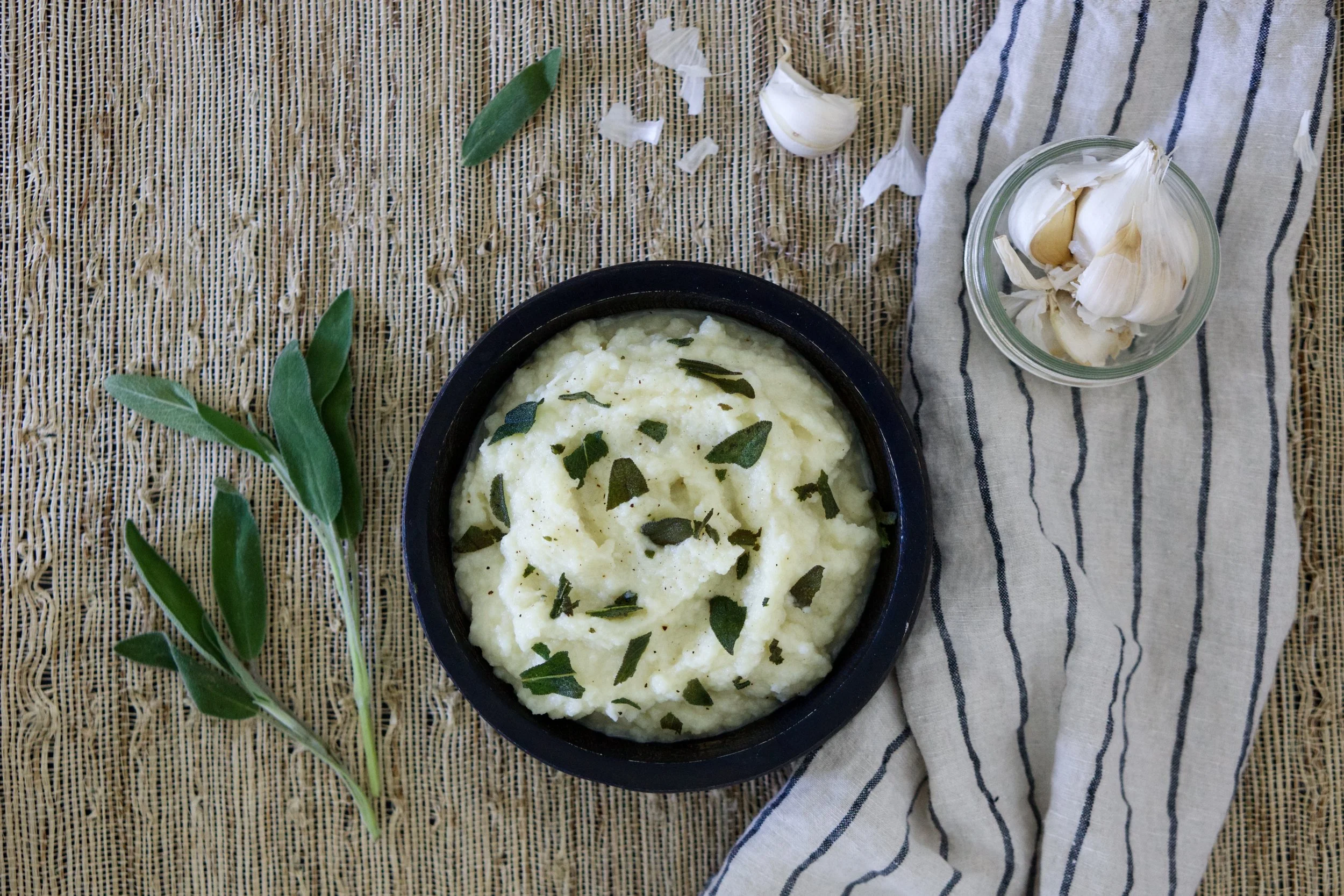 Garlic Mashed Cauliflower 
