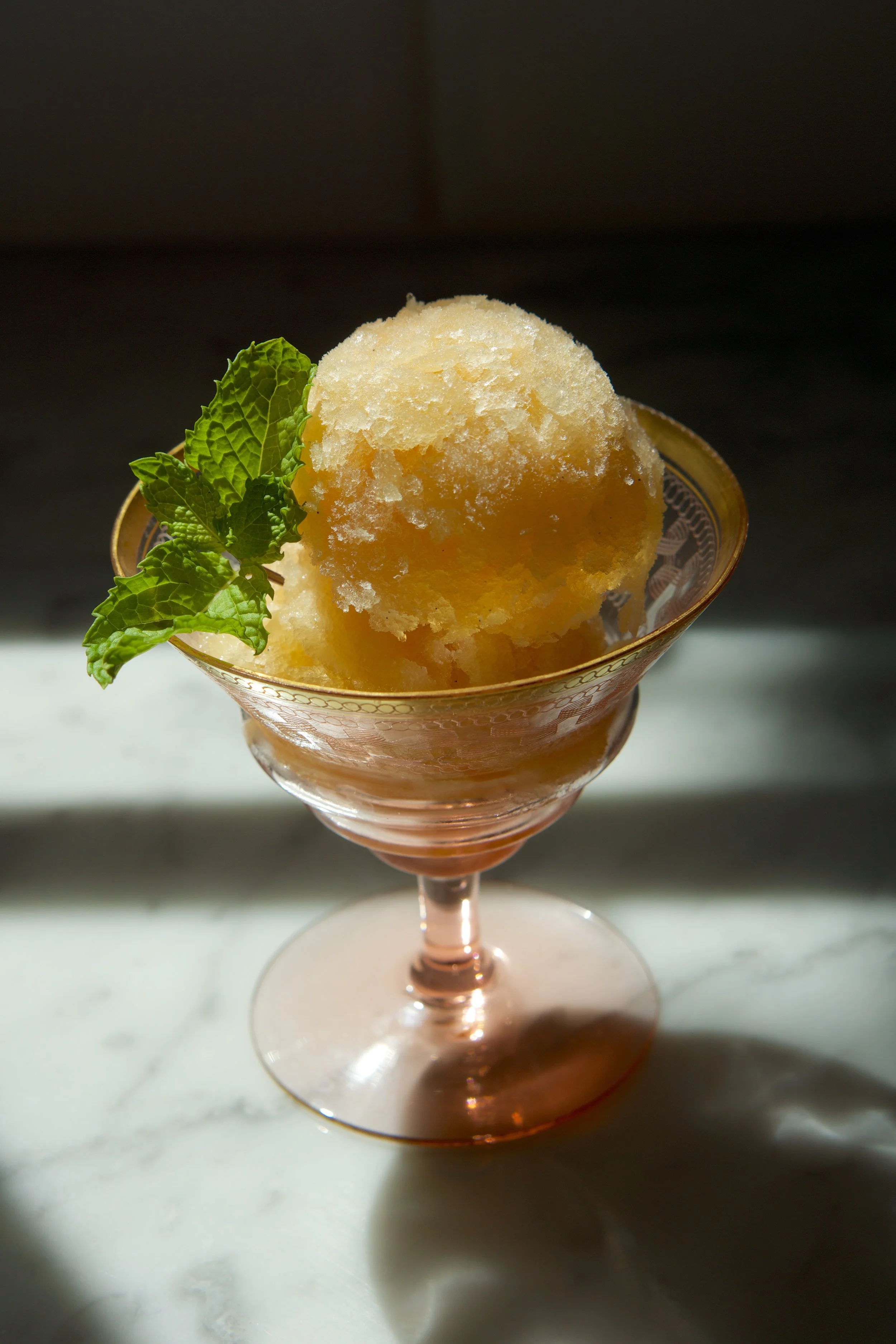 Grapefruit Rosé Granita