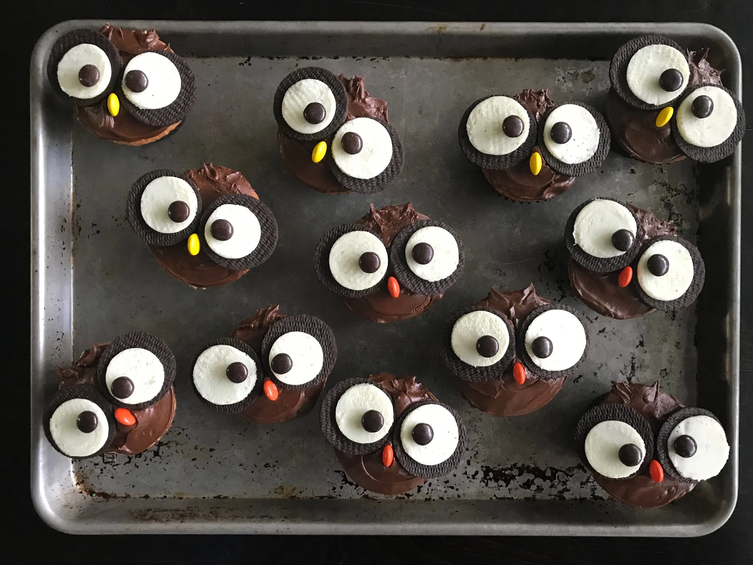 Owl Cupcakes
