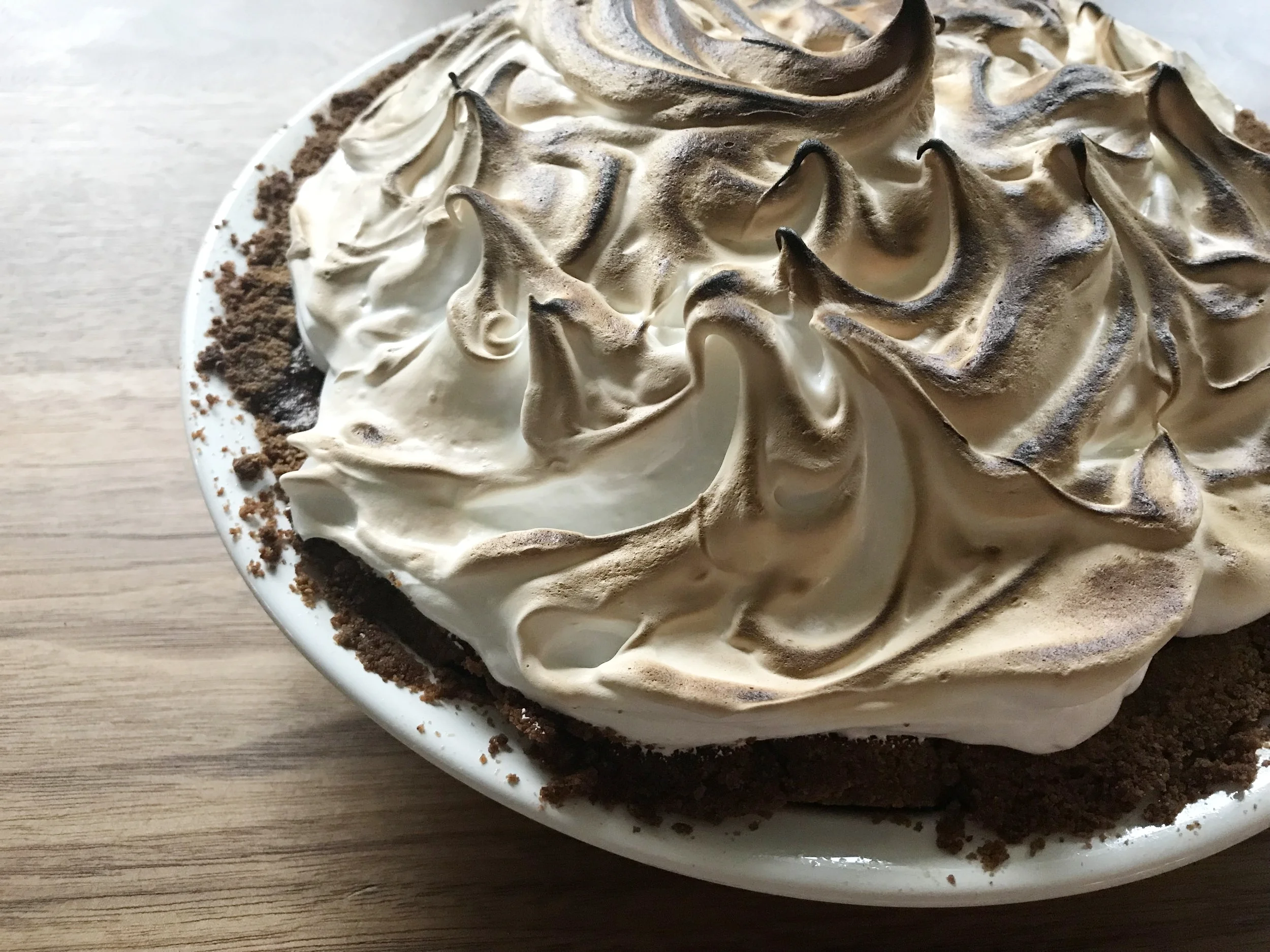 Sweet Potato Pie with Toasted Marshmallow Meringue