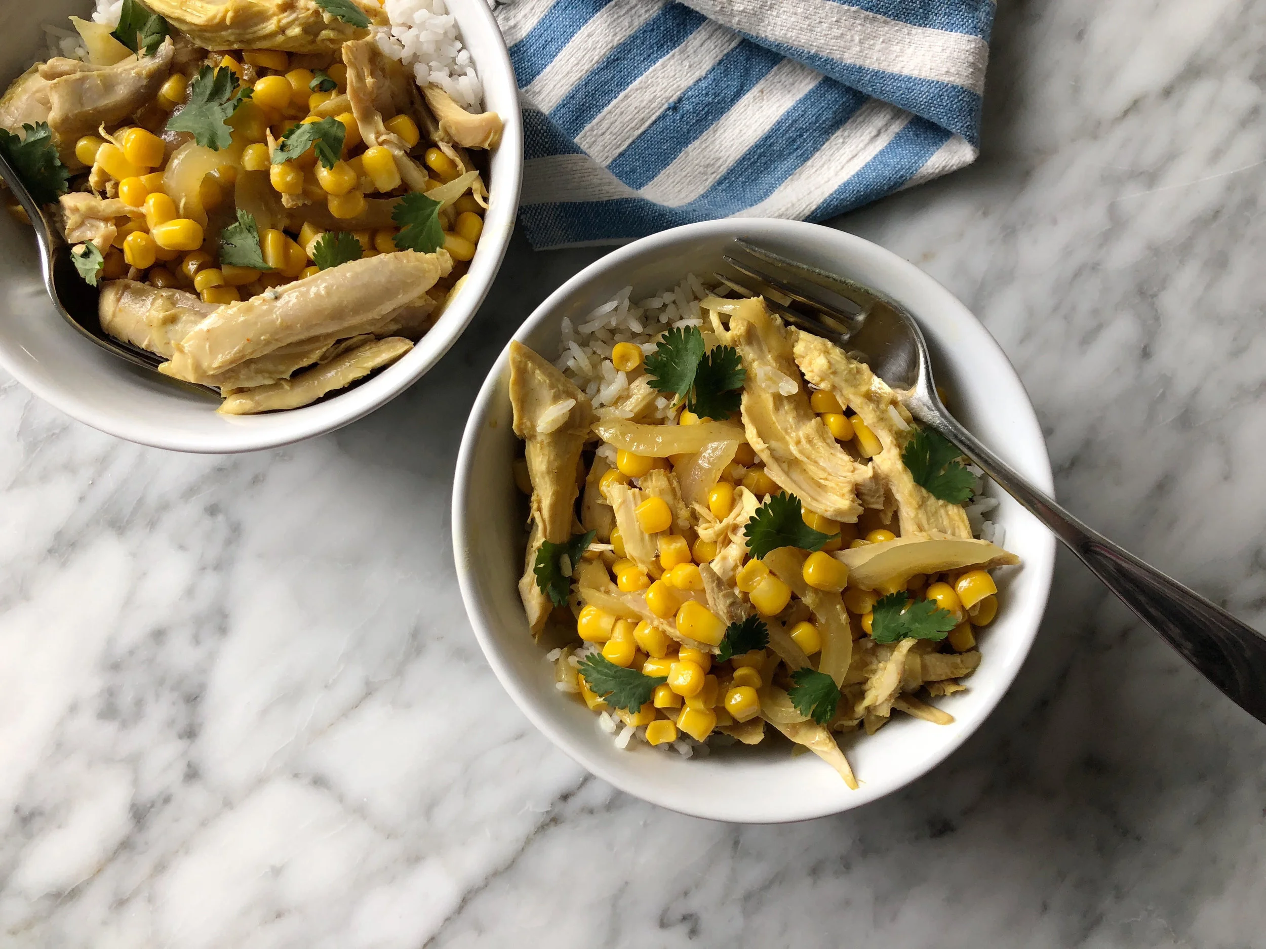 Coconut Curry with Chicken & Corn