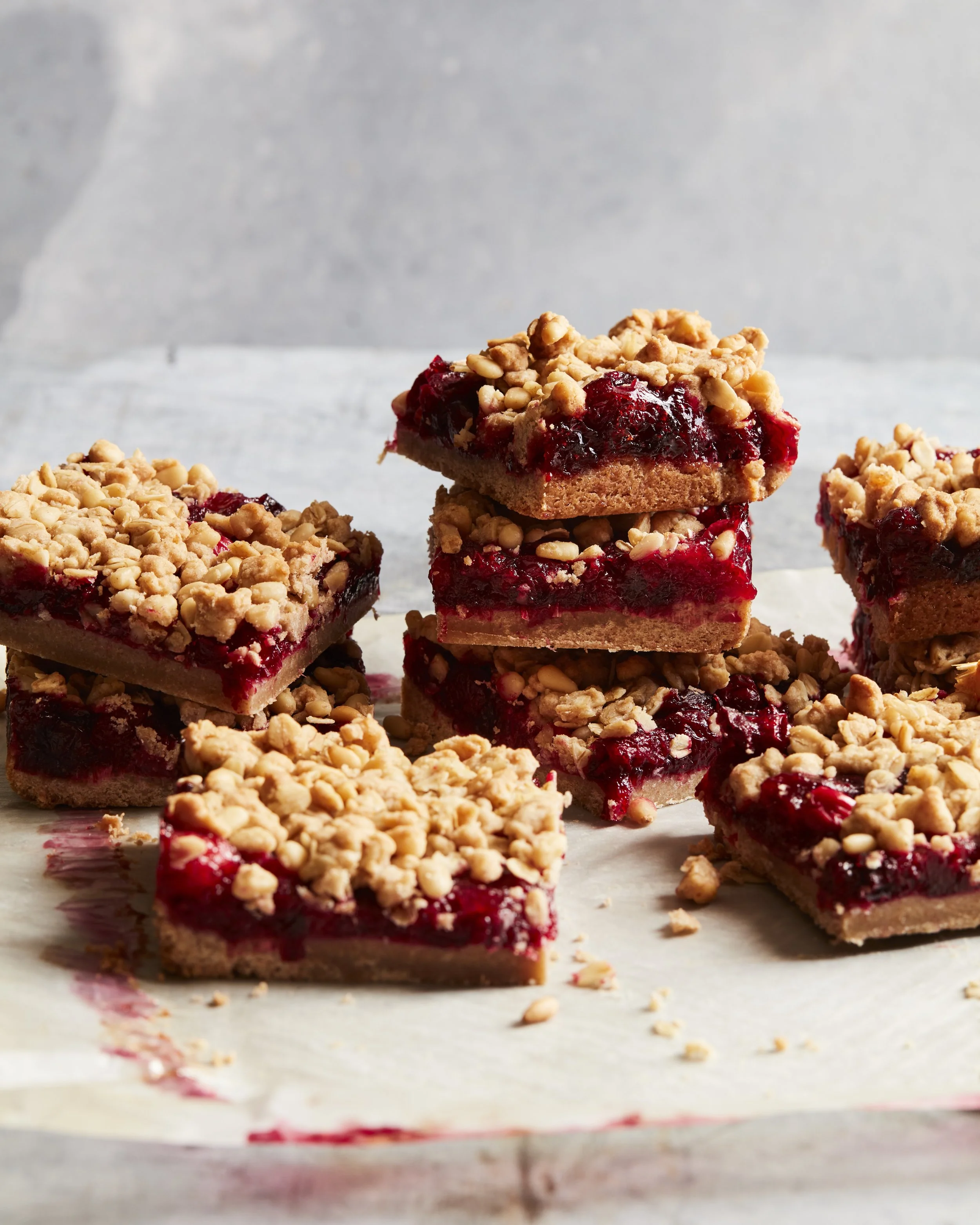 Cranberry Streusel Bars