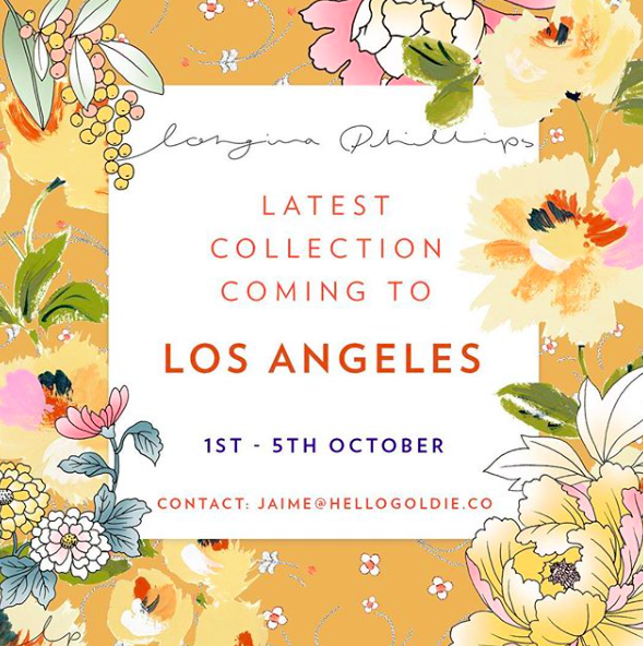 LONGINA PHILLIPS DESIGNS - LOS ANGELES OCT 1-5th