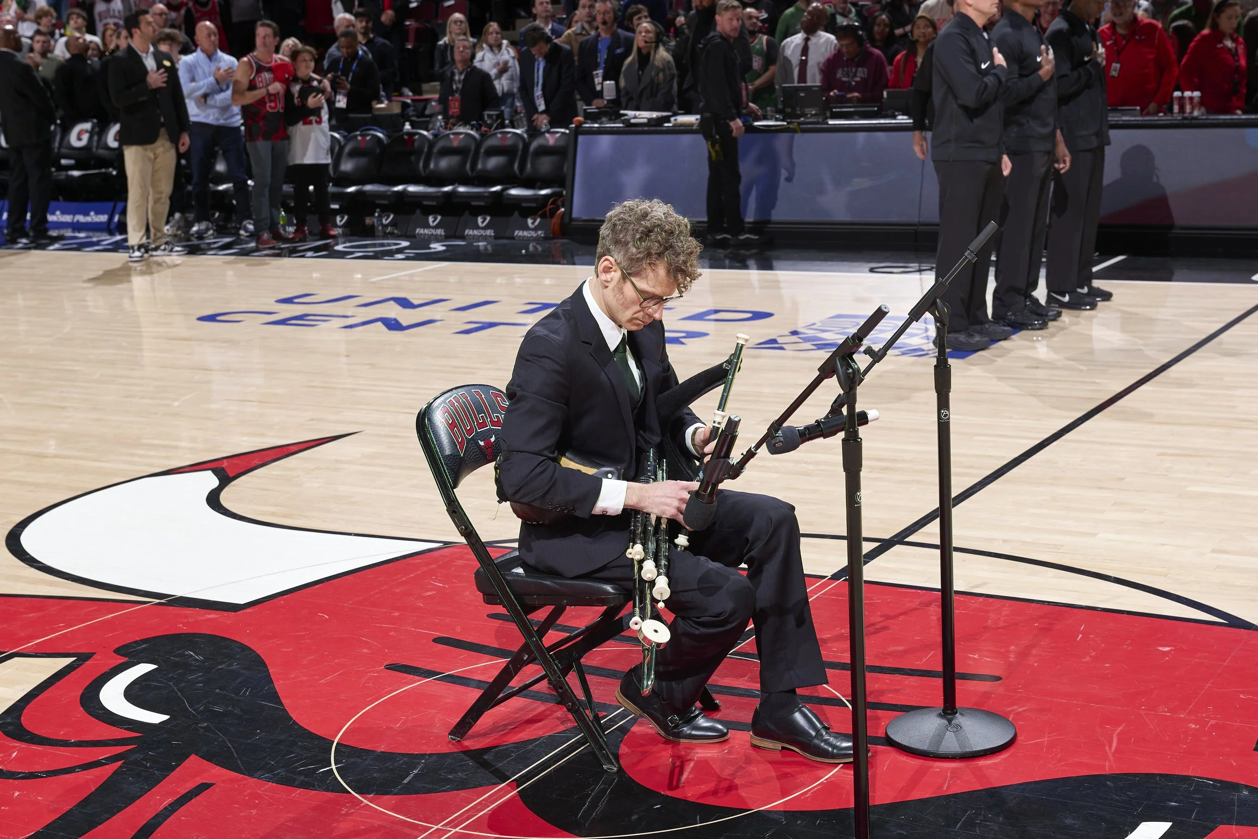 Performing the National Anthem at the United Center - March 16, 2024