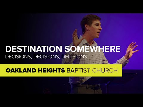 Destination Somewhere: Decisions, Decisions, Decisions with Jerod Gann