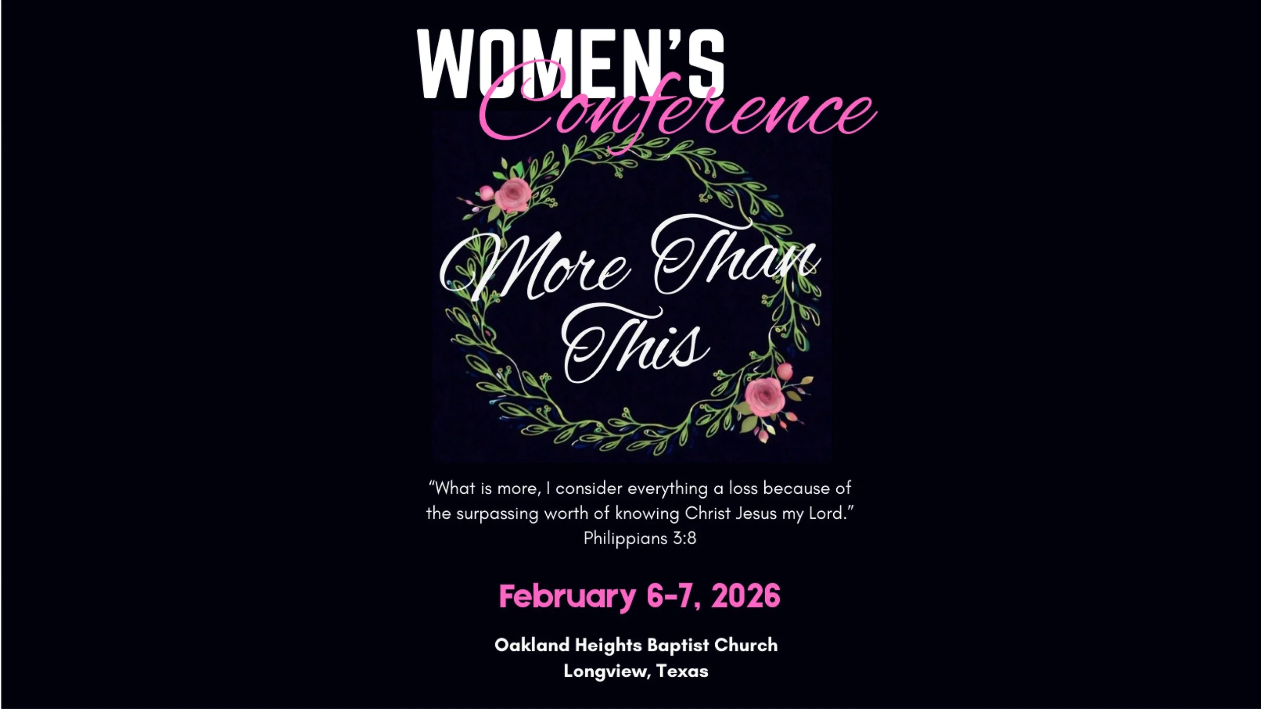 More Than This Women's Conference