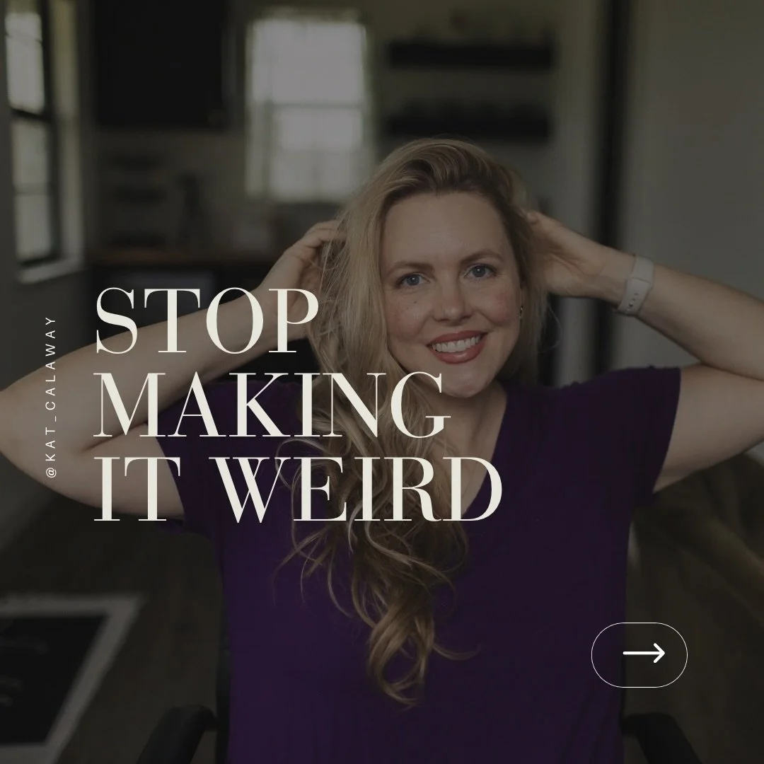 If you&rsquo;ve ever thought, &ldquo;I&rsquo;d love to work from home, too&hellip; I just don&rsquo;t want to be annoying or spammy.&rdquo;

Cool &mdash; then don&rsquo;t be. 😜

No need to make it weird.

Just be YOU + share the things you love that