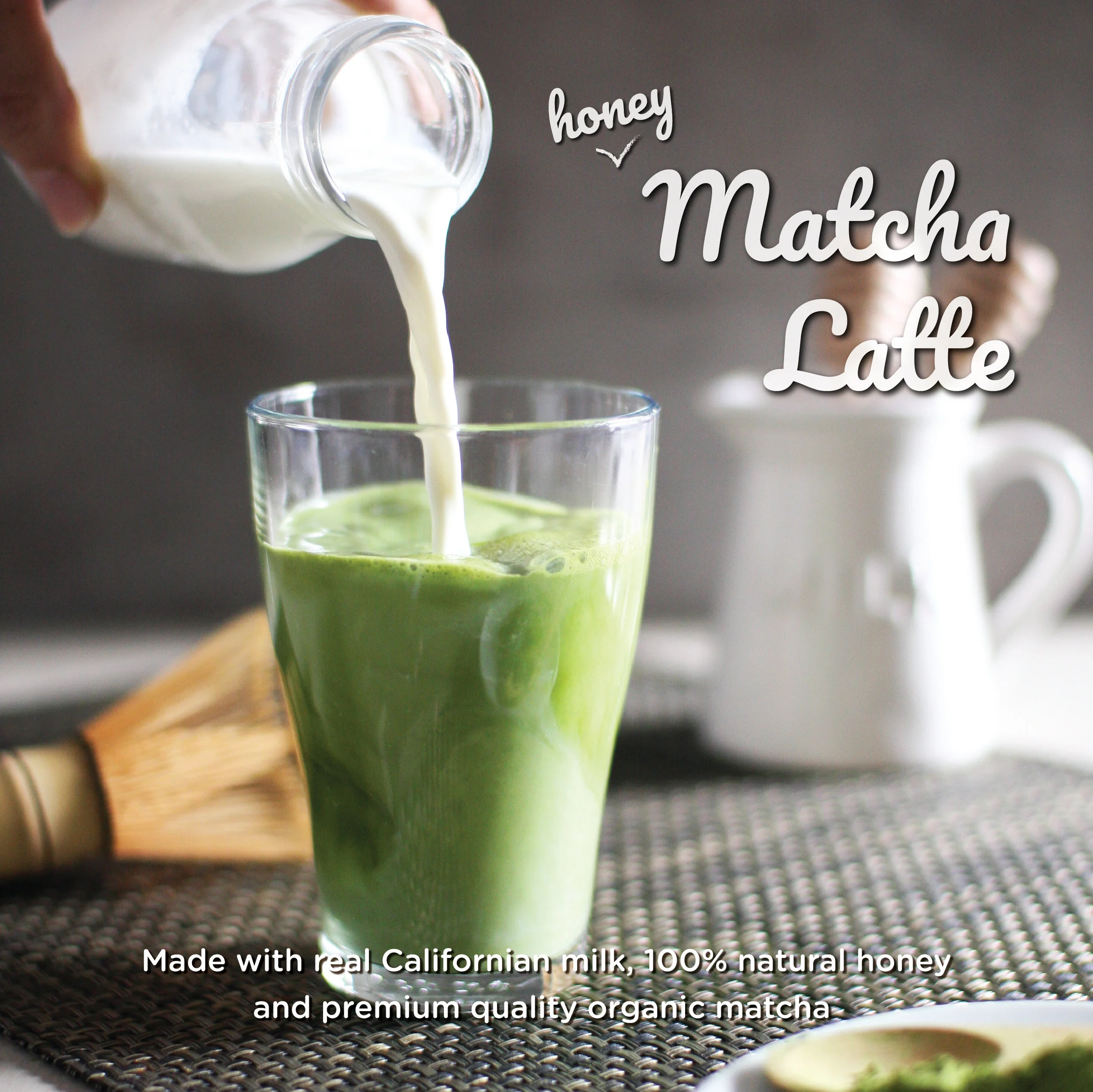 Honey Matcha Latte