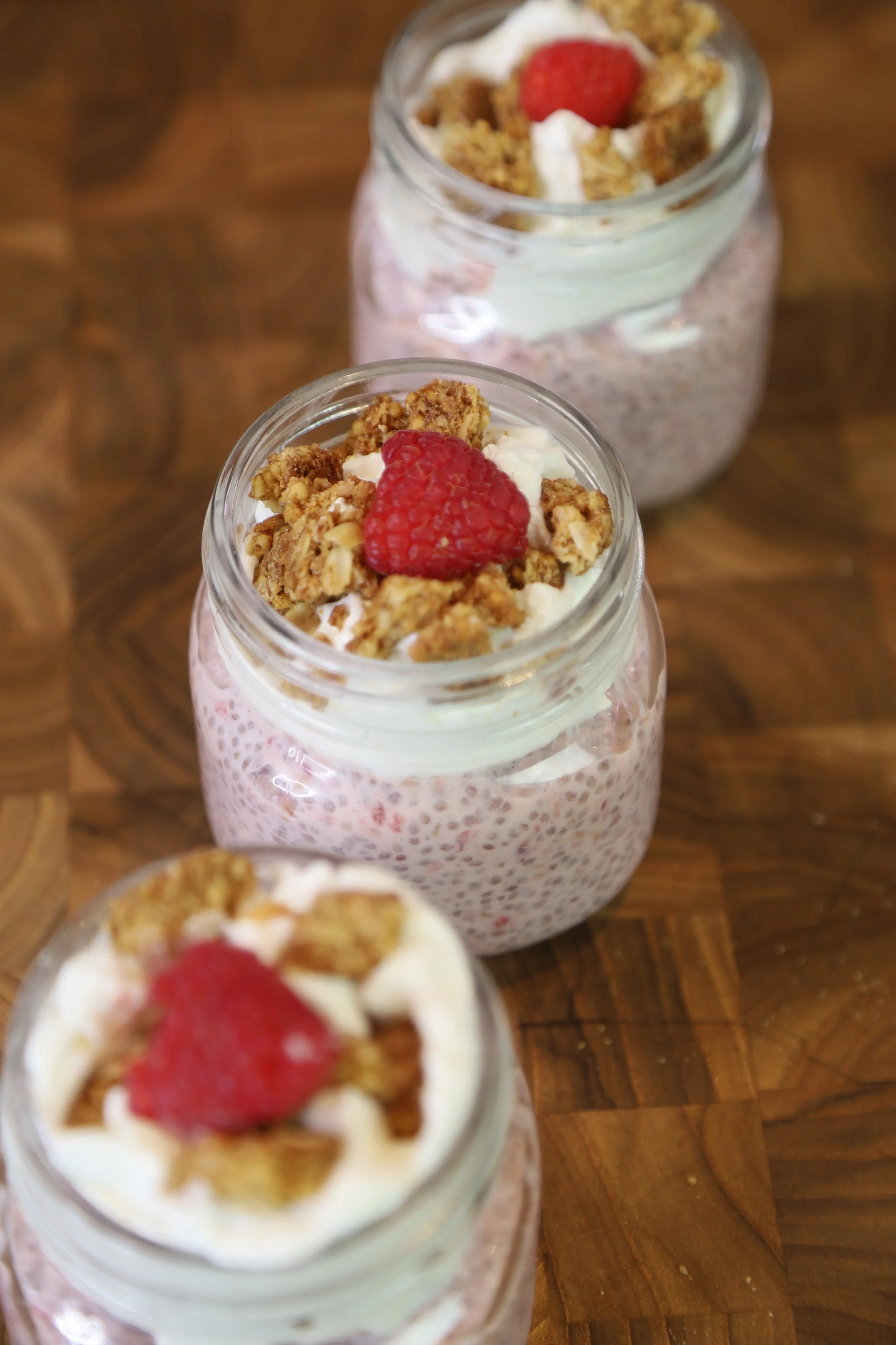 Raspberry Chia Yogurt 