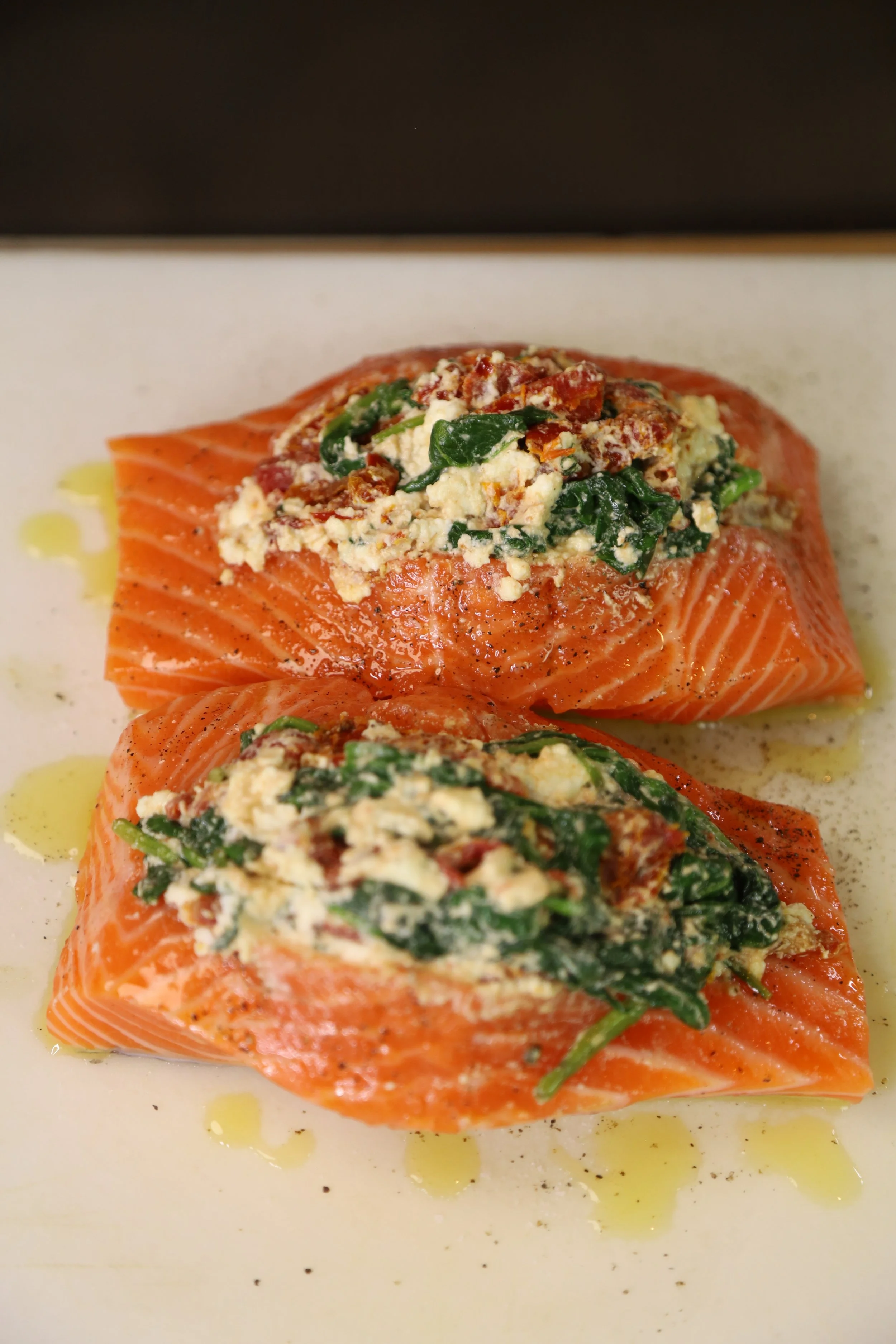 Stuffed Salmon