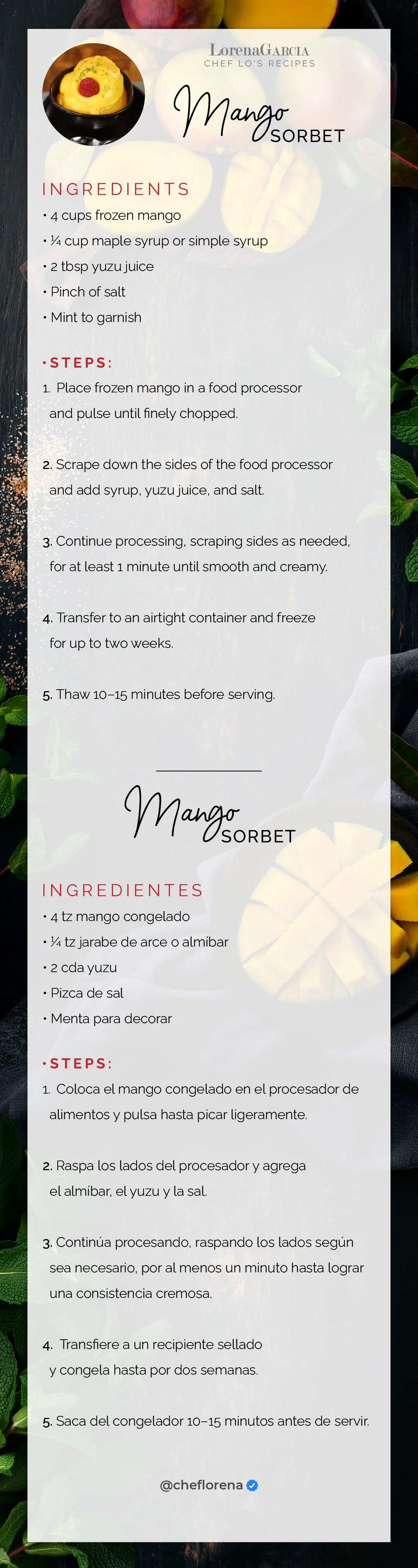 Mango Sorbet