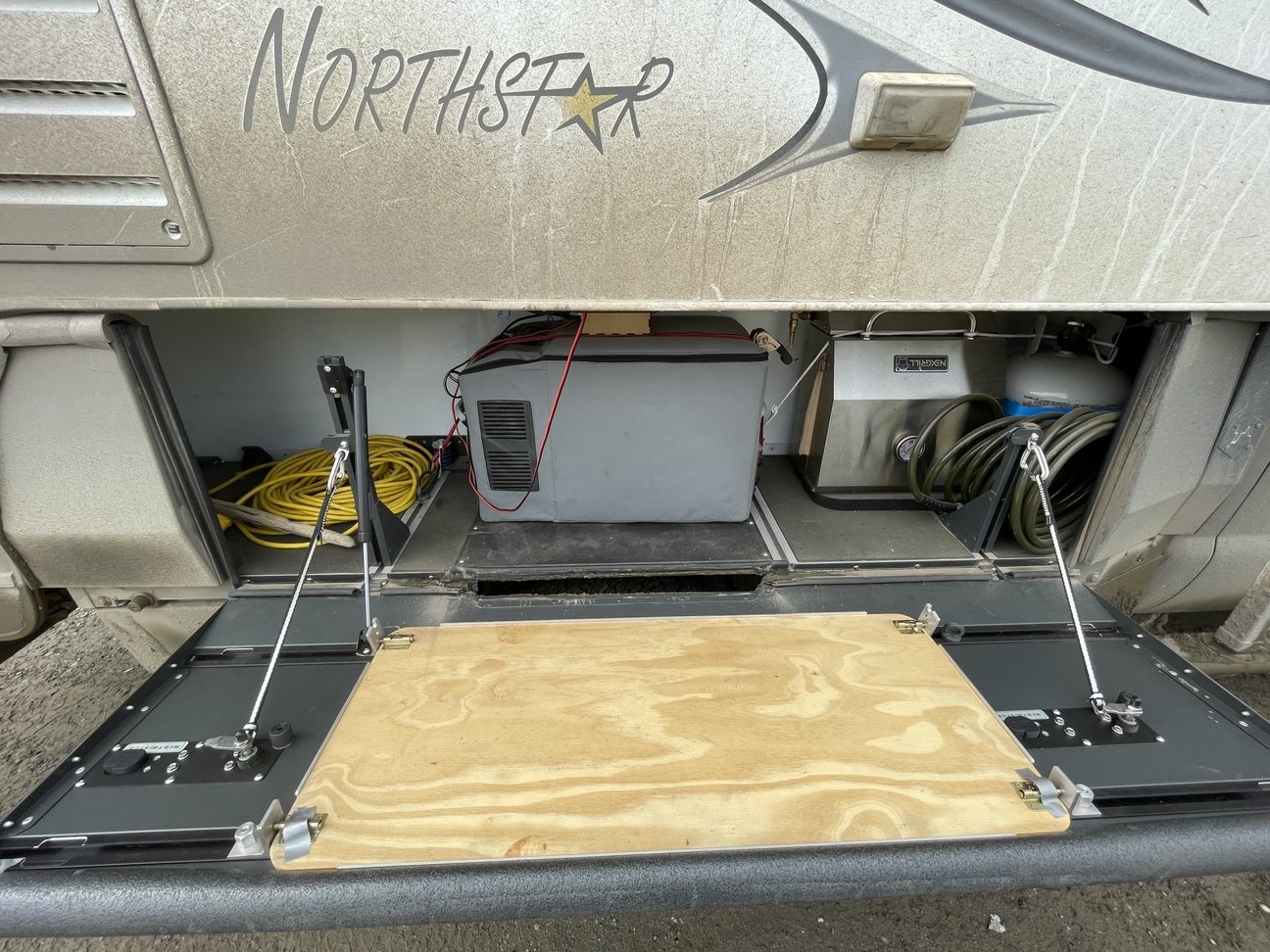 Northstar Camper on SherpTek truck bed system