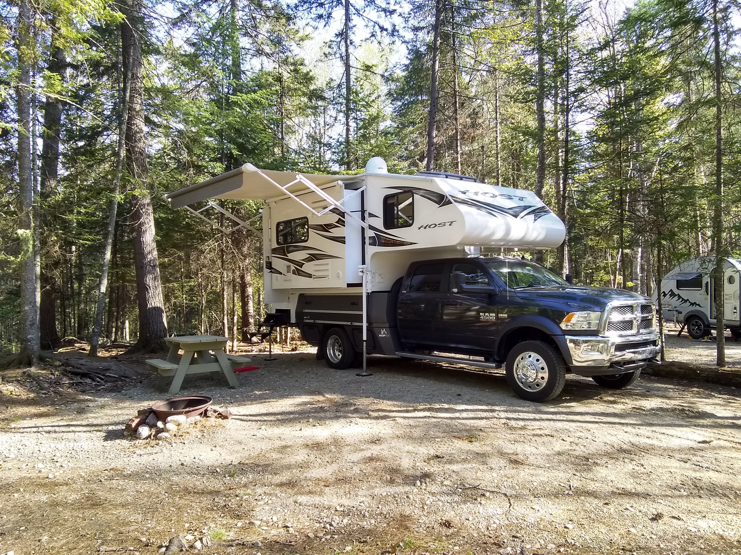 HOST truck camper on SherpTek truck bed system