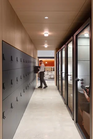 employee locker  workspace