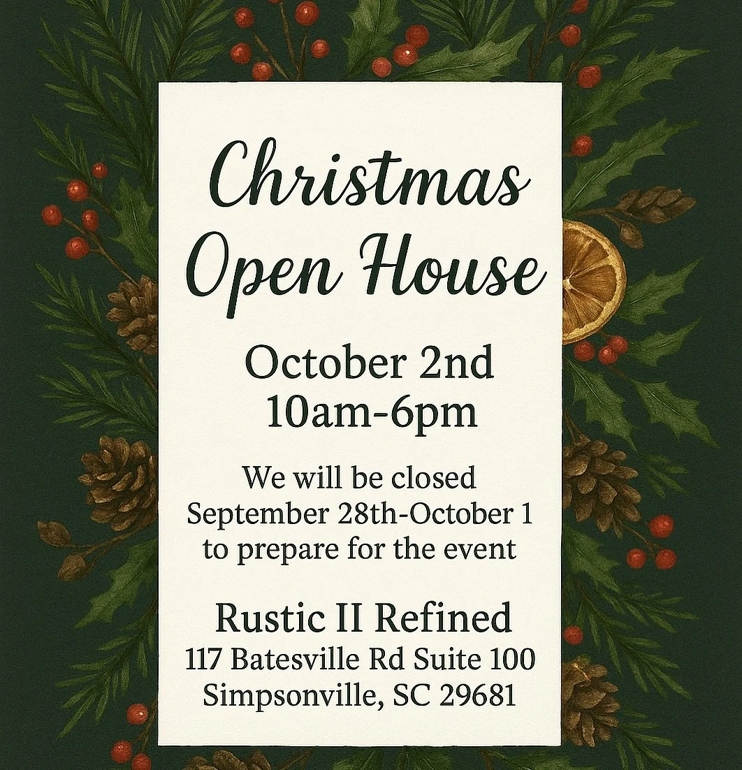 Join us for the launch of our Christmas 2025 collection 🎄

{ We will be closed September 28th-October 1st to prepare for the event. }