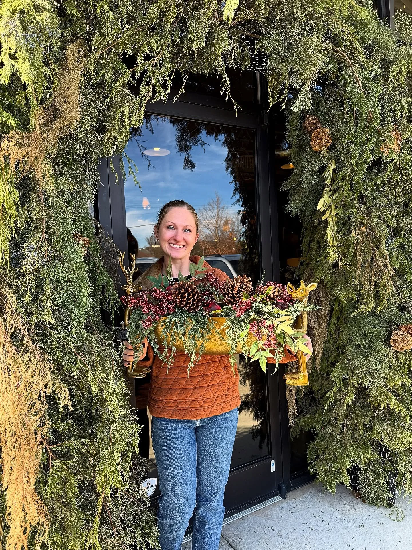 Another day of Chelsey working her magic for a customer&rsquo;s centerpiece!