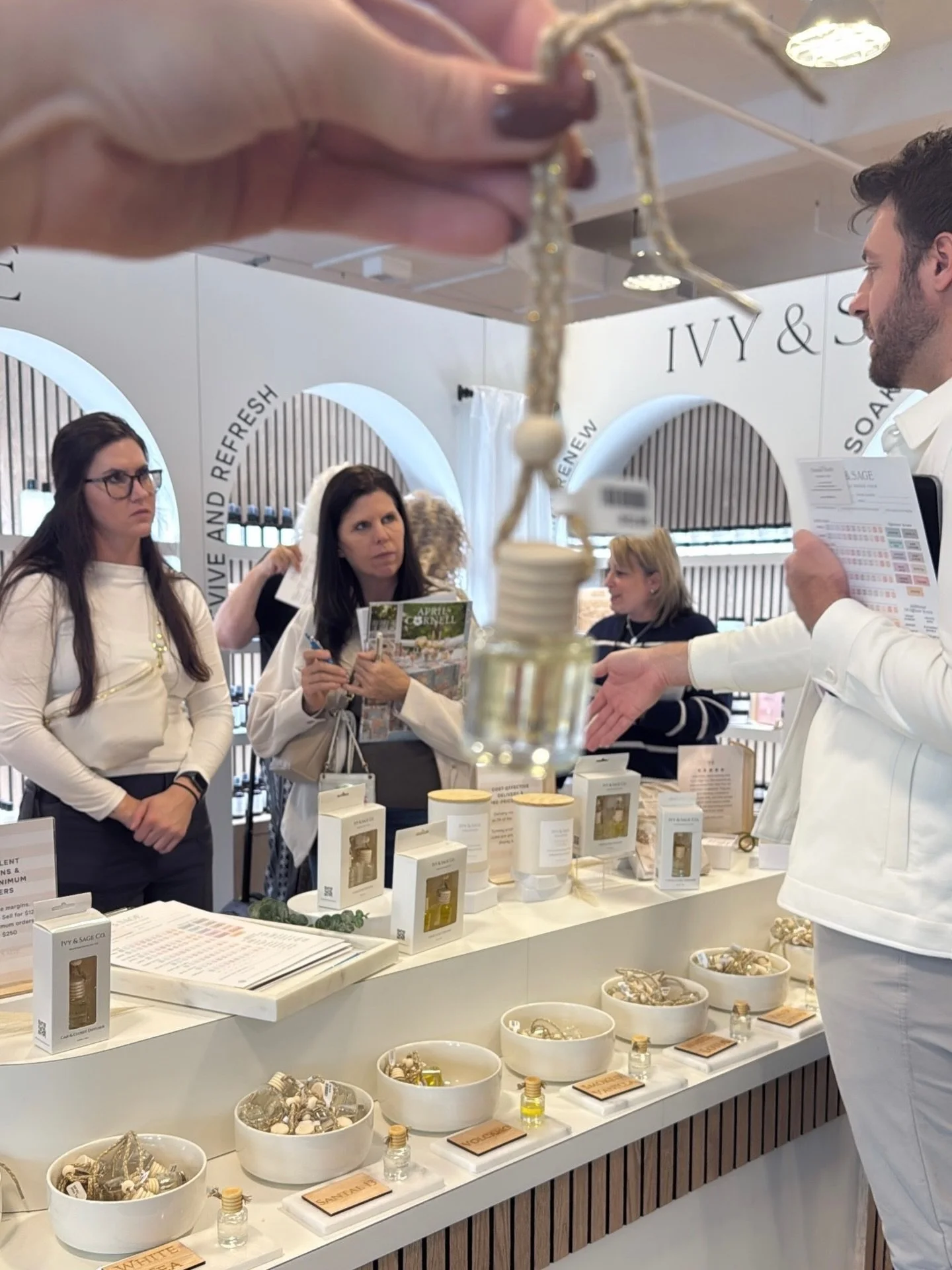 One of my favorite things about product sourcing is meeting the people behind the brand. ✨

Meet Thomas - the owner and CEO of Ivy &amp; Sage. He started his business in 2016 as a way to explore fragrance creations. In 2023, his mom encouraged him to