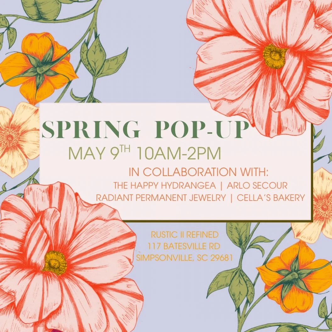 We&rsquo;re hosting a special pop-up featuring a curated mix of vendors we love. Each vendor has been chosen with intention to help you curate the perfect Mother&rsquo;s Day gift.

@the.happy.hydrangea @radiantpermanentjewelry 
@arlosecour @cellascot