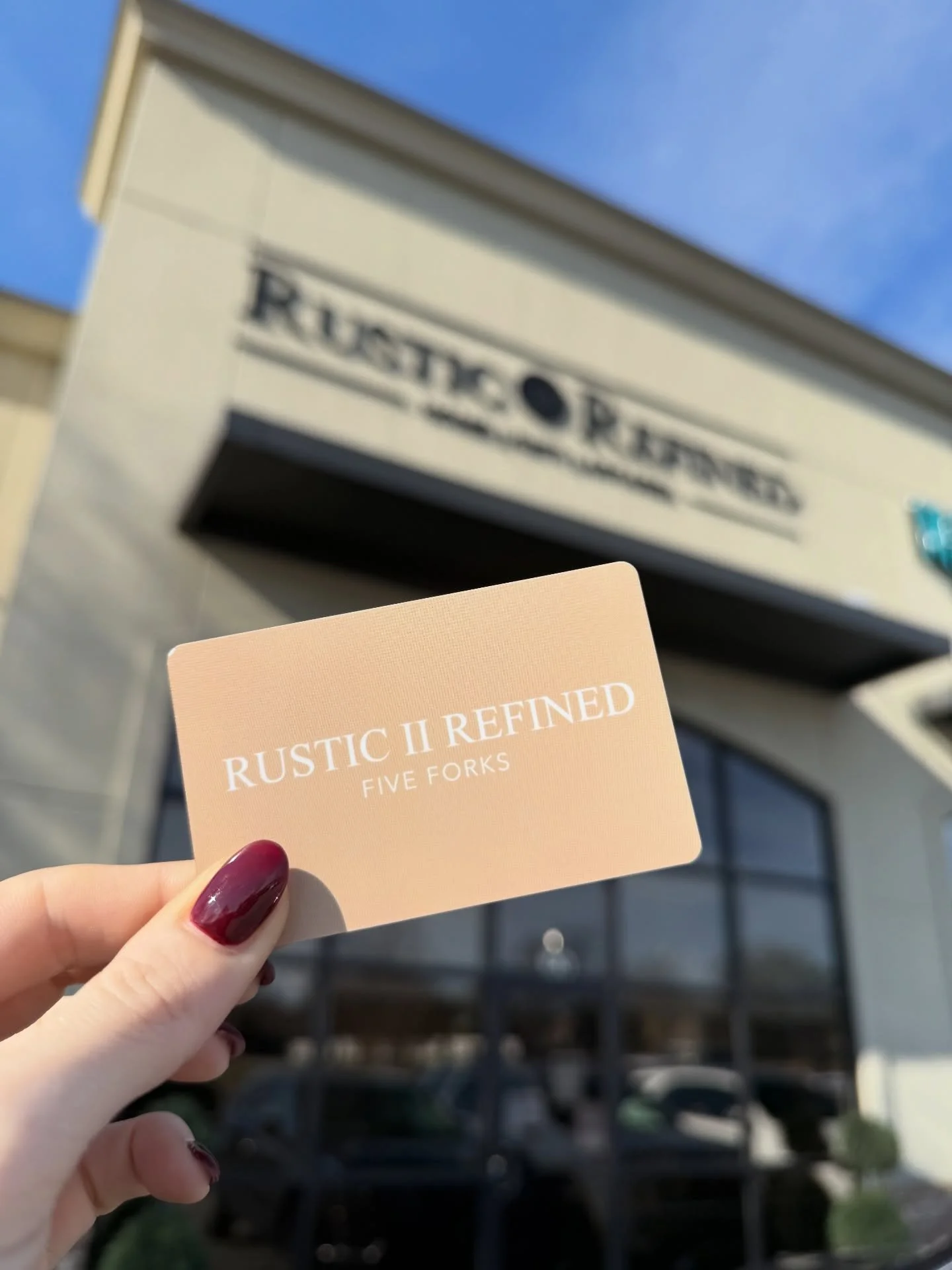 Mother&rsquo;s Day is almost here 🤍 Let her pick out something she loves with a gift card to Rustic II Refined.