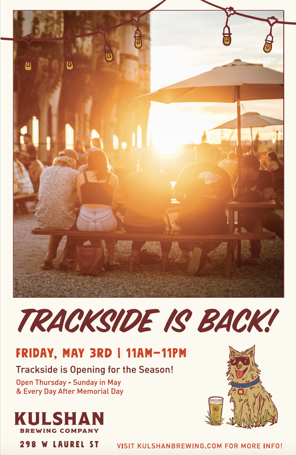 Kulshan Brewing’s Trackside Beer Garden is Back! 