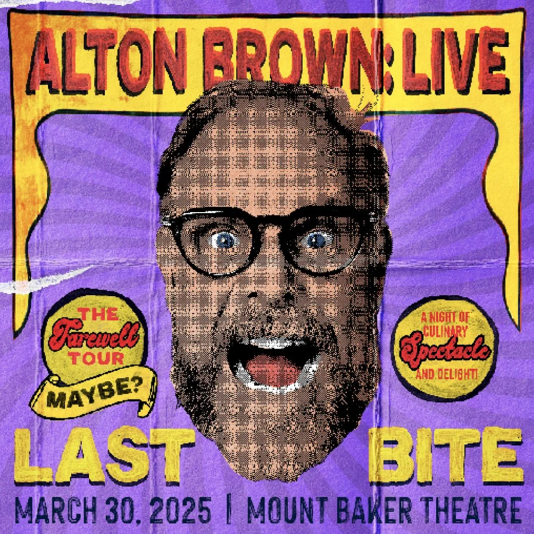 Alton Brown’s Last Bite Farewell Tour is Coming To Bellingham for a Night of Food and Fun