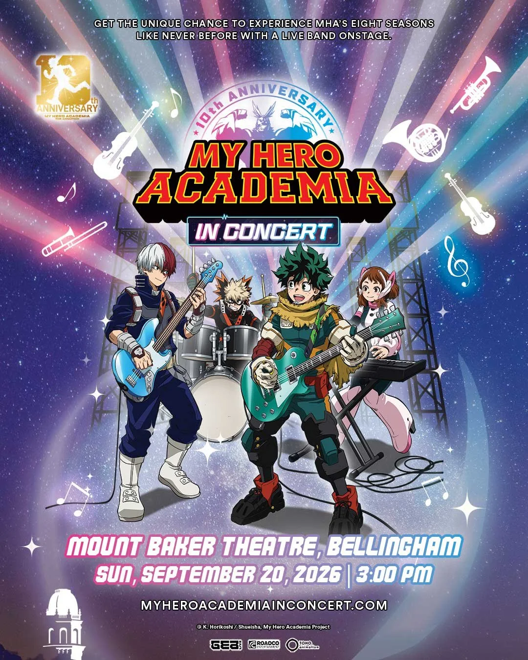 My Hero Academia in Concert Brings Anime Phenomenon to the Mount Baker Theatre Following Sold Out World Premier in Japan