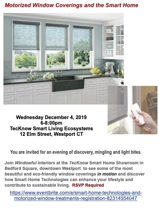 Custom Designed Window Treatments Westport, Fairfield County, CT