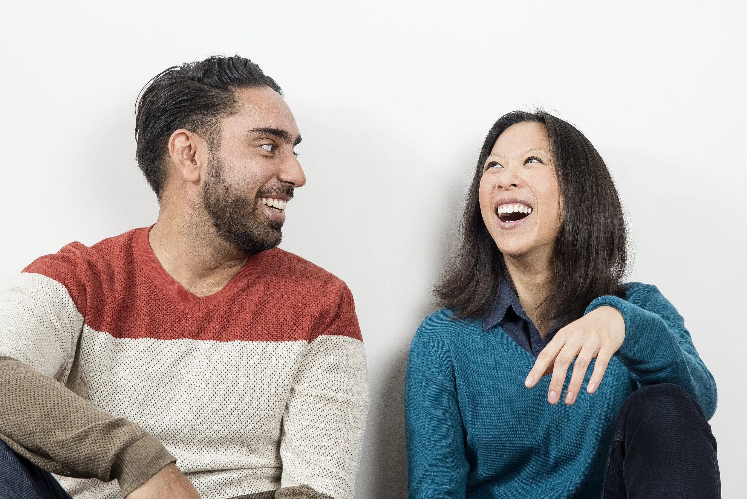 Pearl Tan (Right), Bali Padda (Left). Pearl is a lecturer NIDA/AFTRS, producer and Chair of the Equity Diversity Committee.
