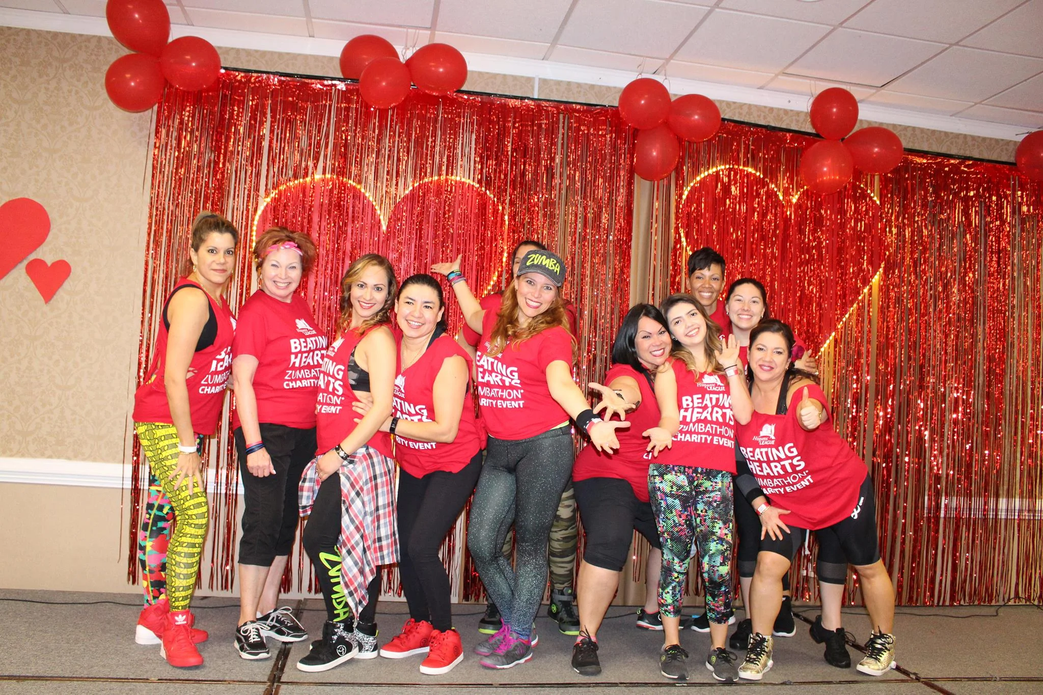 Participants in the Zumbathon of 2017
