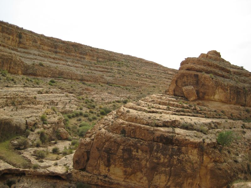 rock formations, tozeur, tunisia