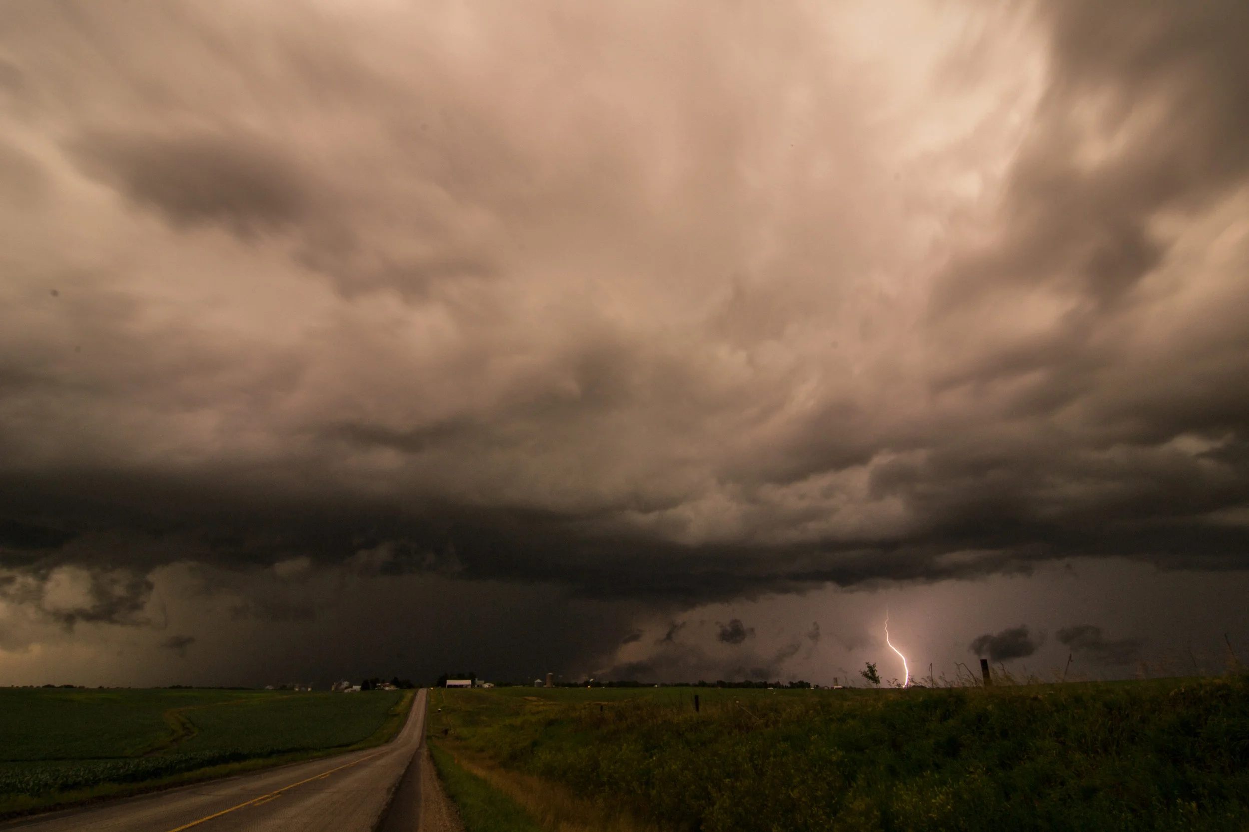 JUNE 24TH IOWA: TORNADO WARNED HIGH-PRECIPITATION SUPERCELLS