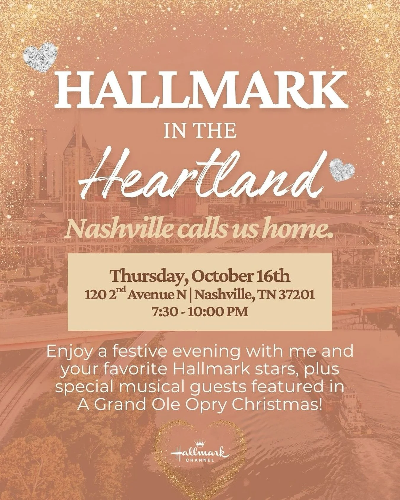 Heading to Nashville today &amp; tomorrow to make some hearts happy&hellip; 🤍