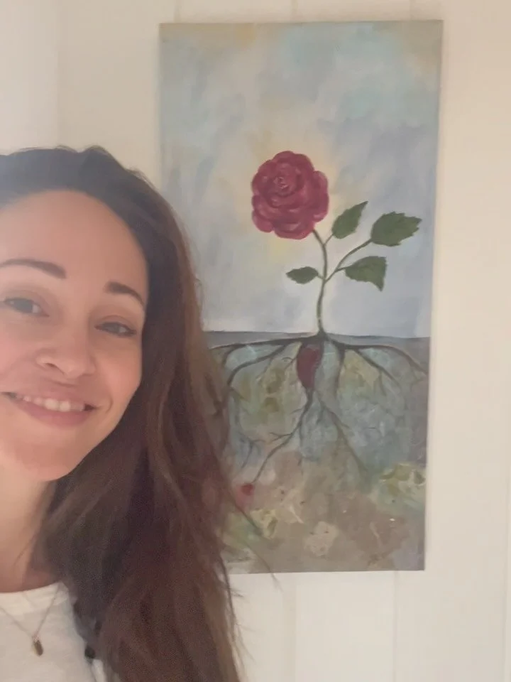 🌹The rose teaches us how to bloom in the darkness. How to be both tender and protected at the same time. How to unfurl and open into full expression precisely when the time is right. 

She&rsquo;s been a great teacher for me on this path of awakenin