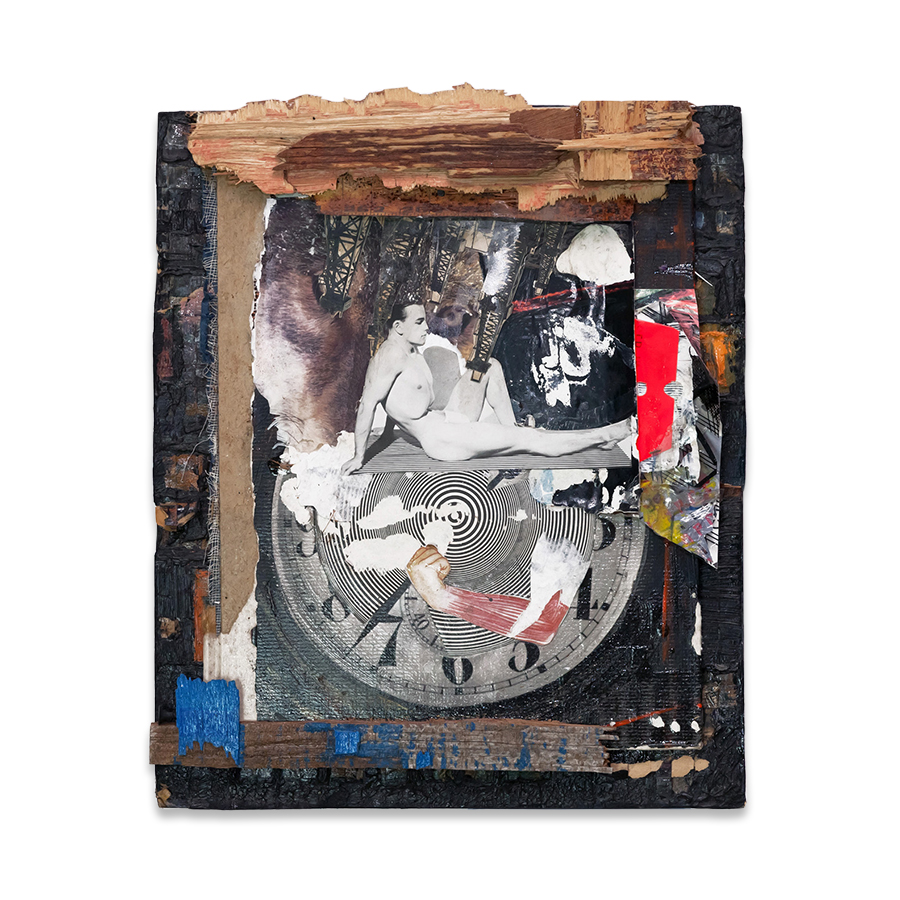  STRONGHOLD 2012 Found objects/mixed media collage 12 x 10 in 