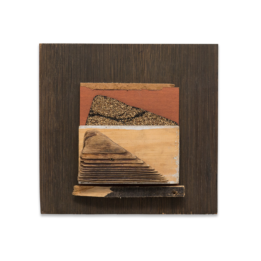  DOUBLE LANDSCAPE,&nbsp;2016 found wood 10.25 x 4 x 12 in 