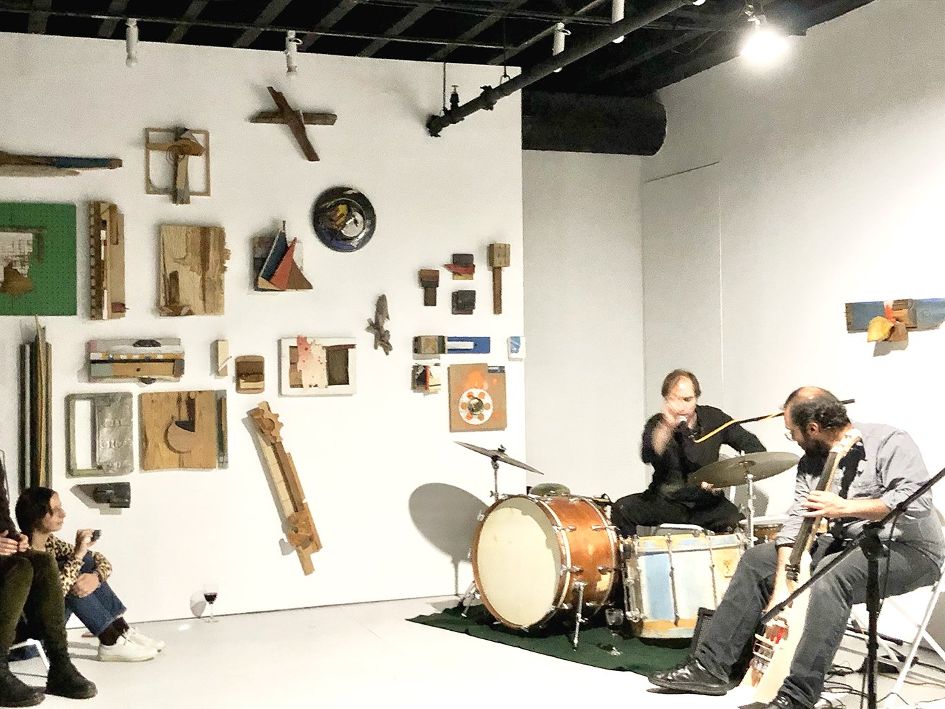 UNDERCURRENT MAIN WALL INSTALLATION with MUSICIANS