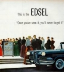 Edsel advert circa 1957