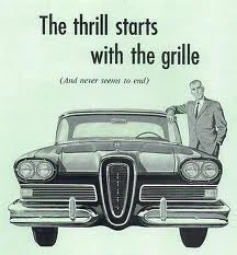 Edsel Advert CIRCA 1957