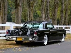 1956 Continental Mark II. Ford's first unit-body ( www.barrett-jackson.com )