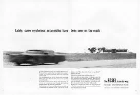 Edsel Advert CIRCA 1957