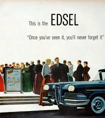 Edsel Advert CIRCA 1957
